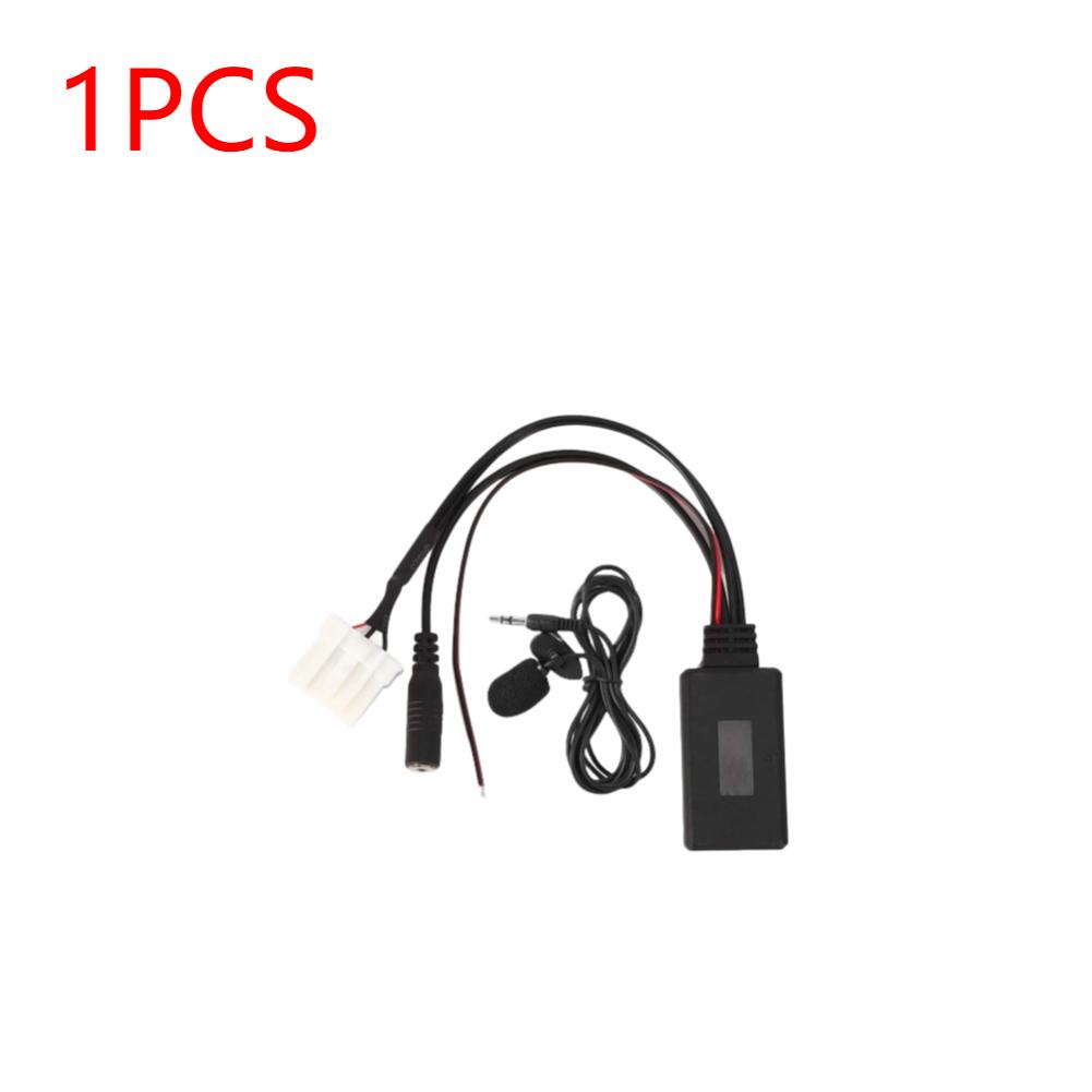 Автомобильный беспроводной Bluetooth-приемник Bluetooth AUX-адаптер Радио Стерео Микрофон для Mazda 2 3 5 6 MX5 RX8 CX7 2006 2007+ Аудио