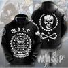 2026 New Rock Wasp Band 3D Print Hoodie Men Women Fashion Casual W.a.s.p. Band Hoodie Sweatshirt Casual Tracksuit Men's Clothing