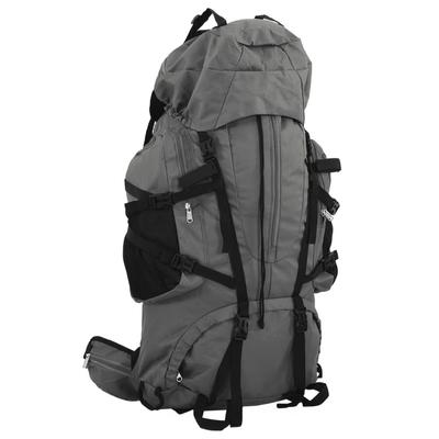 Vidaxl Plecak Turystyczny, Szary, 80 L, Tkanina Oxford
