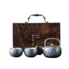 Zhou Hongjie Dunhuang Gilded Silver Tea Set