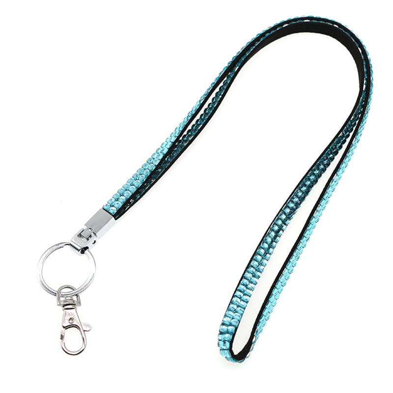 Strong Rhinestone Card Holder Lanyard with Advanced Tensile Durability for School Events and Office Staff