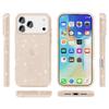 For iPhone 17 Pro Case Sparkly Powder Glitter Shiny Soft TPU + Hard PC Back Cover