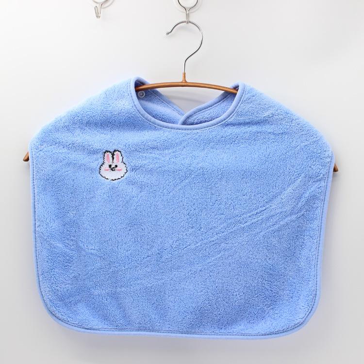 Children's toiletries, face brushing, coral fleece cartoon cute soft little towel, baby face wiping, bib, saliva towel