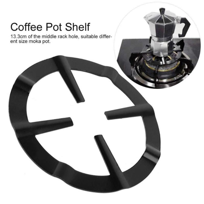 1Pcs Stainless Steel Gas CookerRack Mocha Pot Coffee Pot Rack Kitchen GasStove CoffeeStand Simmer Ring Safe StovetopReducer