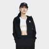 MLB Letter Logo Zipper Hoodie Cardigan Sweatshirt Unisex Outerwear Black 3ATRB0131-50BKS