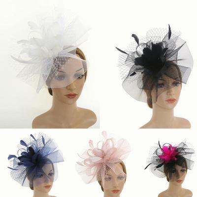 Women's Flower Fascinator Hat Headband Clip Wedding Party Prom Race Royal Ascot