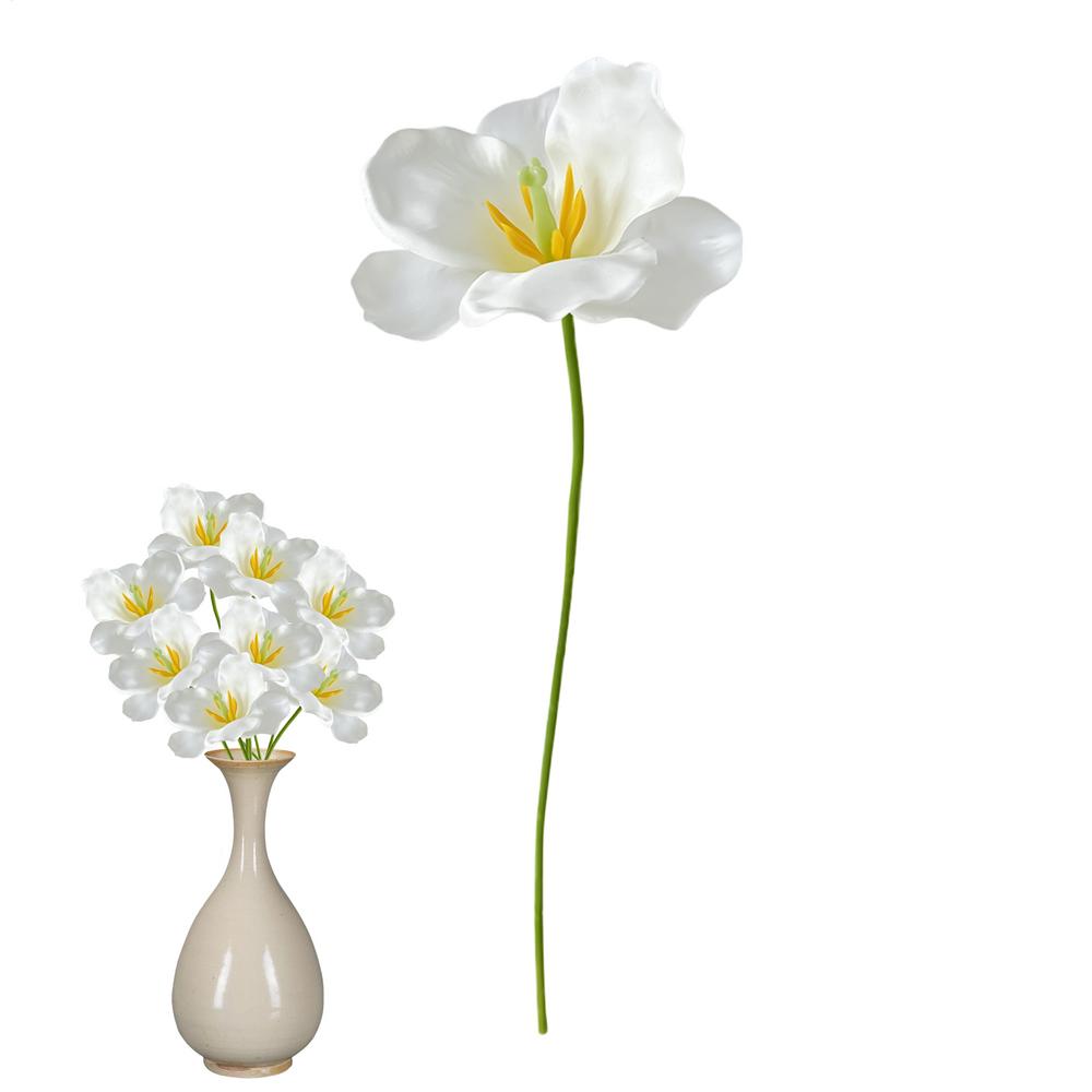 Kunstblumen Blattlos Realistische Künstliche Blumen 4,33 Zoll Heim Hochzeitsdekoration Retro Foto-Requisiten Für Gewerblich