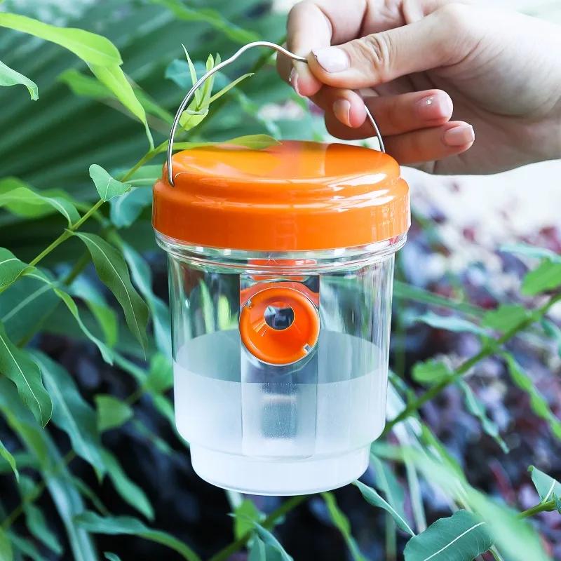 Bee Trap Insect Fruit Fly Wasp Catcher Lure Waterproof Outdoor Hanging Trap Clear Traps Box Catcher Pest Control Tools