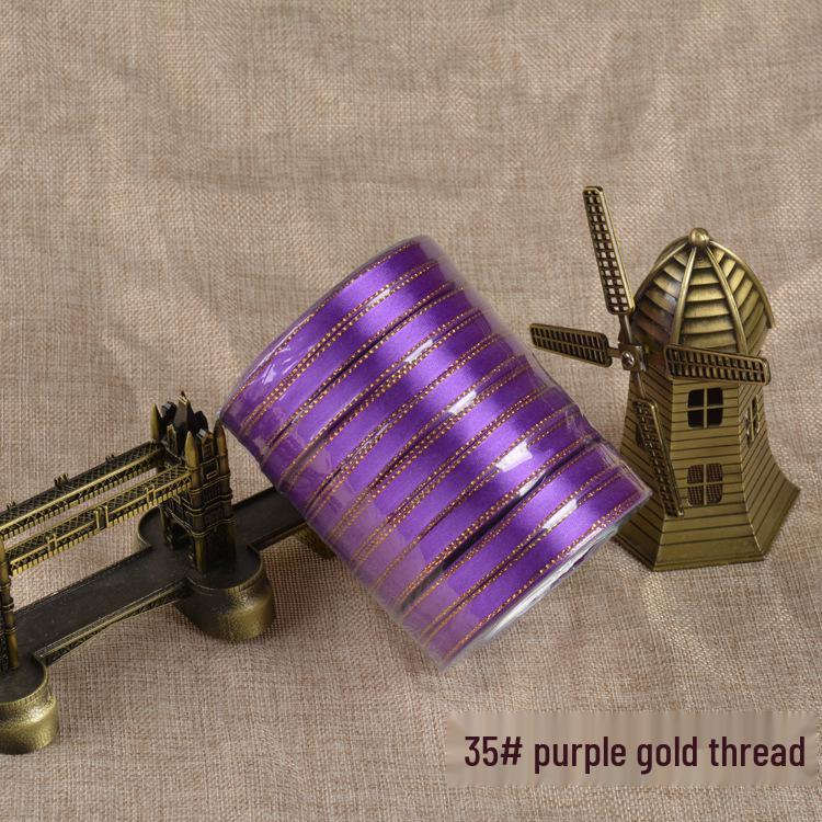 

Золотая окантовка 6 мм DIY лента для торта и подарков