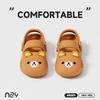 Anime Rilakkuma Series Slippers Household Furnishings Non-Slip Shoes Outdoor Beach Shoes Adjustable Strap Summer Periphery Fun Present