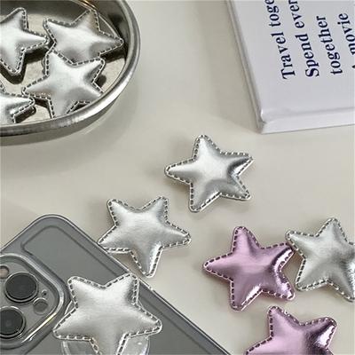 INS Korean 3D Puff Star Decompress Phone Grip Tok Griptok Korea Holder Ring For iPhone 14 Samsung Accessories Phone Stand Holder