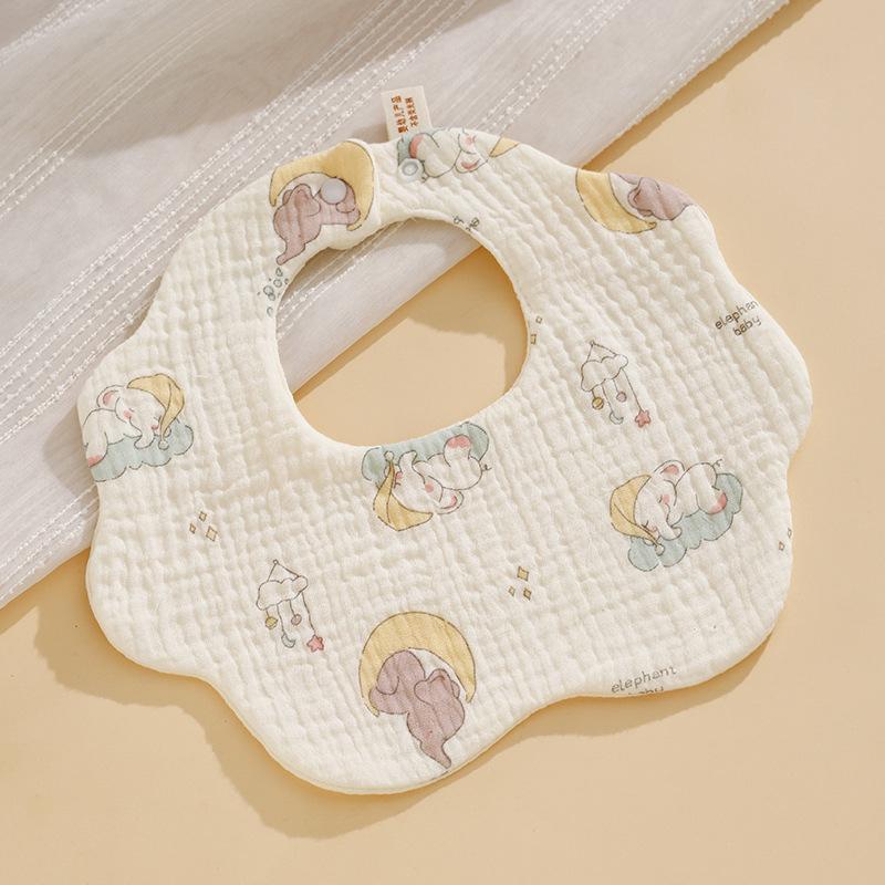 Baby Bibs Cotton Newborn Bibs Feeding Drool Bandana Saliva Towel Toddler Ruffle Floral Bib Baby Accessories