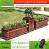 Outdoor Treated Wood Planter Box