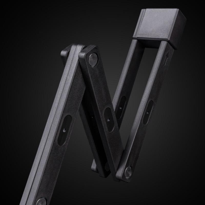 Folding Bicycles Security Lock Weather proof Foldable Bike Lock Rustproof Lock with 2 Key For Commuters Secure Cycling
