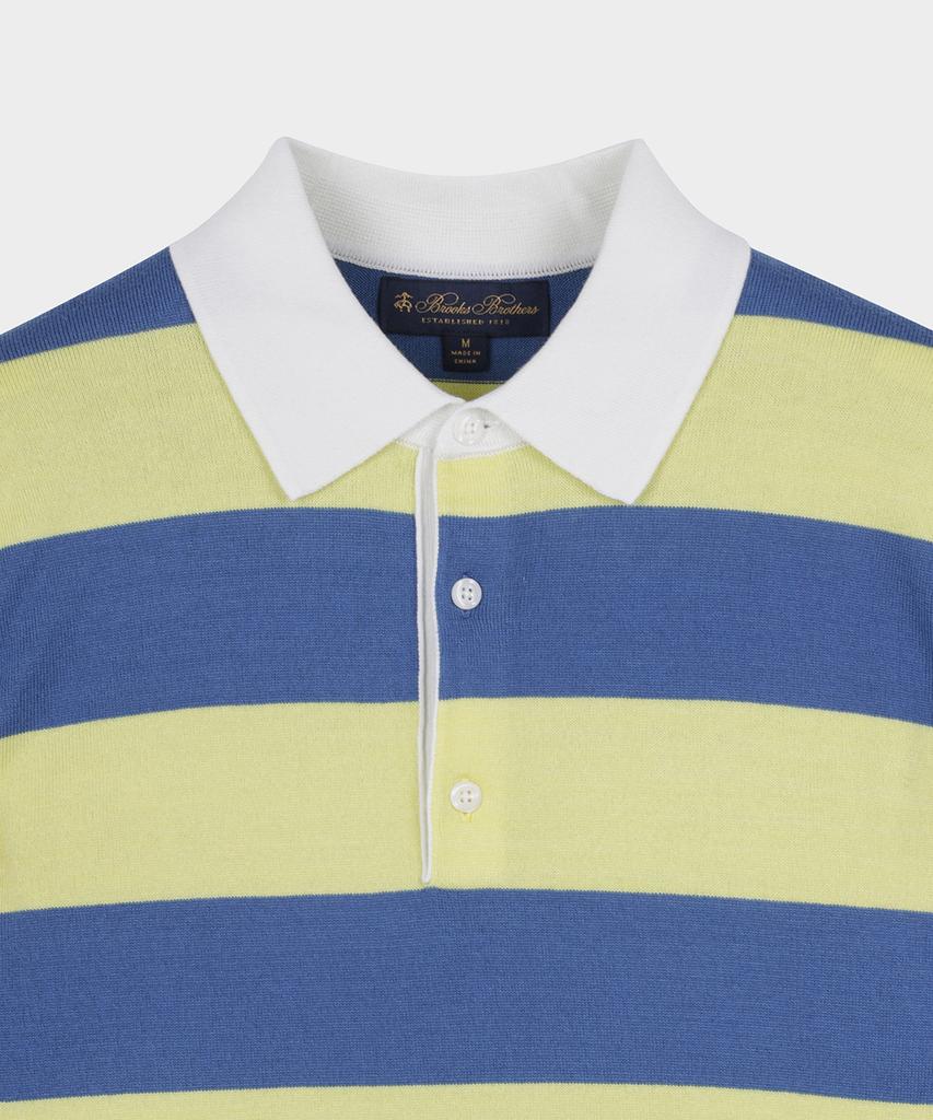 BROOKS BROTHERS Rugby Polo Sweater (Yellow) (Bbwtmm8867Gfs)