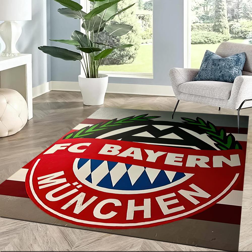 Bayern Munich Floor Mat Perfect for Game Room Entryway Kitchen Hallway Anti-slip Rug Anime Office Decor Perfect Birthday/Christmas Gift Idea