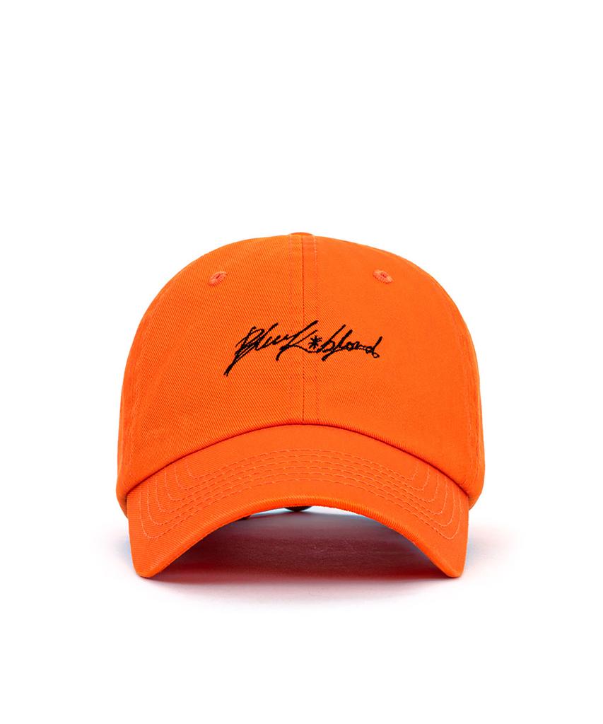 BLACKBLOND Vividi Script Logo Cap (Orange)