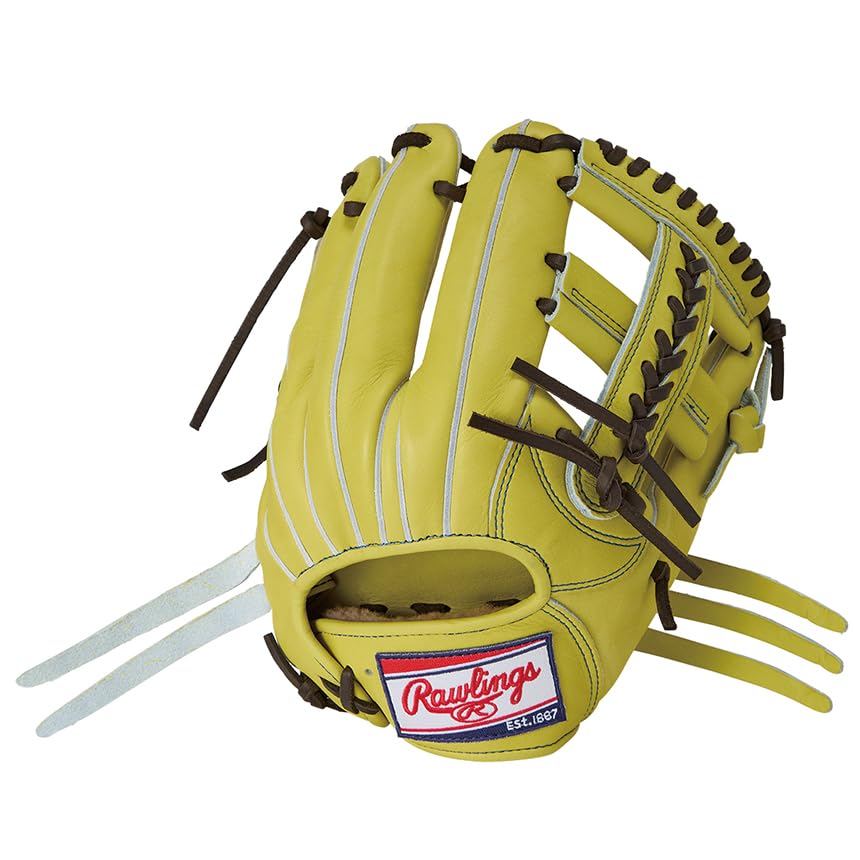 

Rawlings PREMIUM GH5HPN62 Baseball Jazz Throw HOH® Glove, Hardball, Infielder s Glove, Yellow, 11.25 inches, Right-Handed