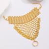 Multi Layer Golden Finger Bracelet Simple Hollow Geometric Pendant  Stage Performance