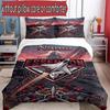 3pcs Duvet Cover Set (1*Duvet Cover + 2*Pillowcase, Without Core), Custom Name Essendon Football Pattern Bedding Set, Home Bedroom Decor Gift