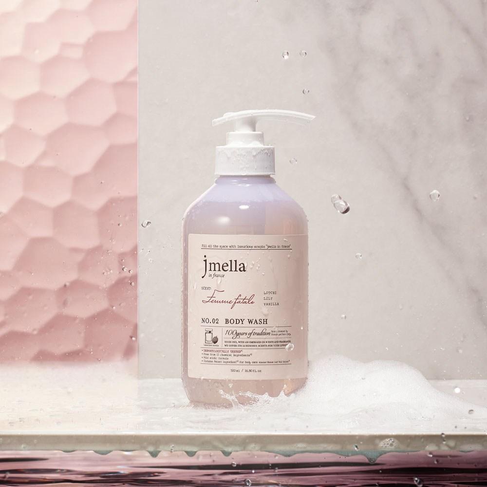 J. Mella in France Femme Fatale Duschgel, blumiger Duft, 500 ml, 1 Stück