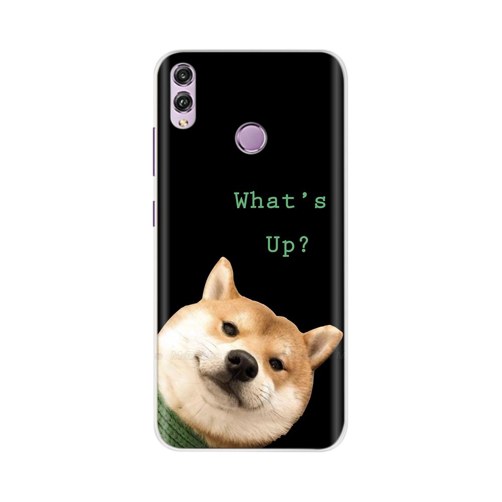 Für Honor 8X Hülle Mode Klare Bunte Weiche Handy-Rückabdeckung Für Huawei Honor 8X Silikon Funda Stoßfänger Schalen für Honor 8X