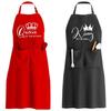 Polyester Heimküchenschürze im Briefstil Nail Art Café Arbeitskleidung Kochschürzen für Friseure