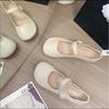 Fashion 2025Moccasins Ladies Footwear Round Toe   Jane Flat Shoes Deals Casual Walking Aesthetic Cotton High Quality Cheap