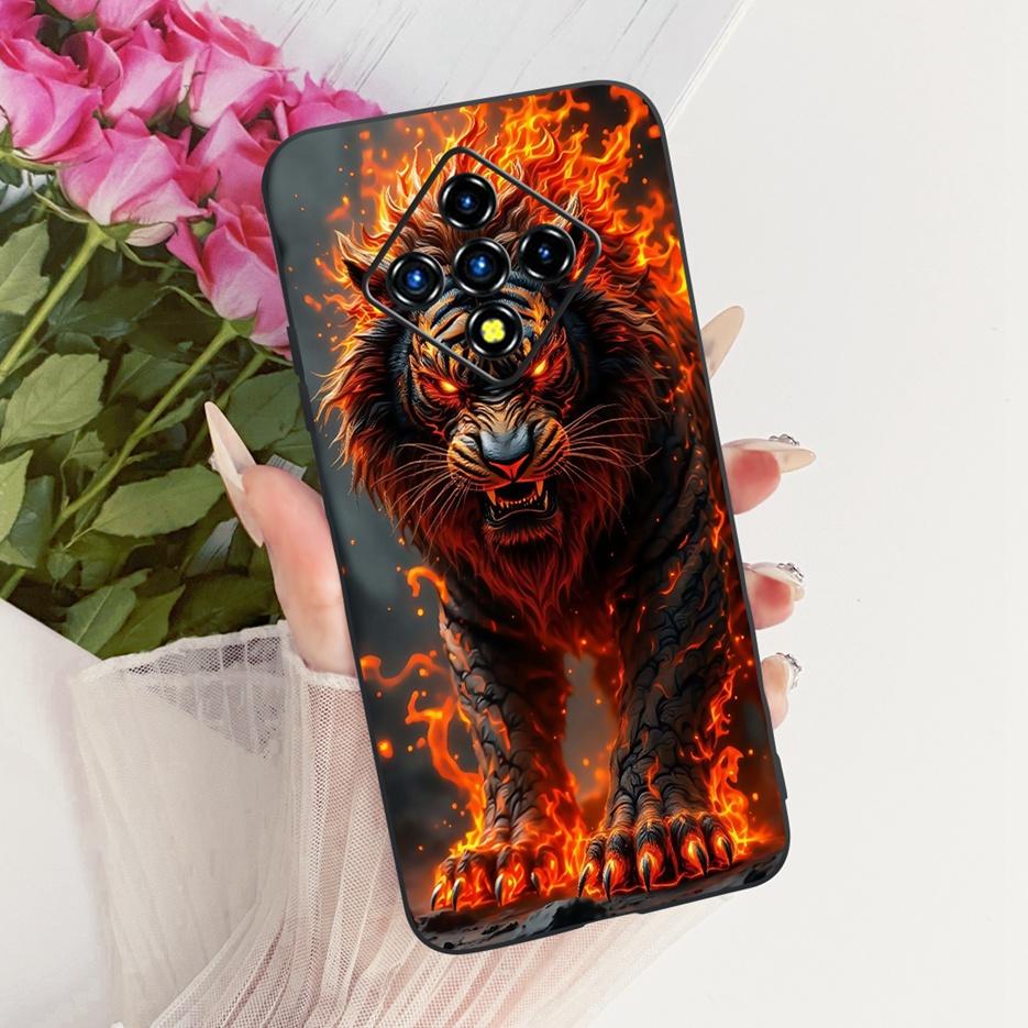 For Infinix Zero 8 Case X687 Stylish Flowers Butterfly Painted Cover Soft Slim Phone Case For Infinix Zero 8i Zero8 i X687B Bags