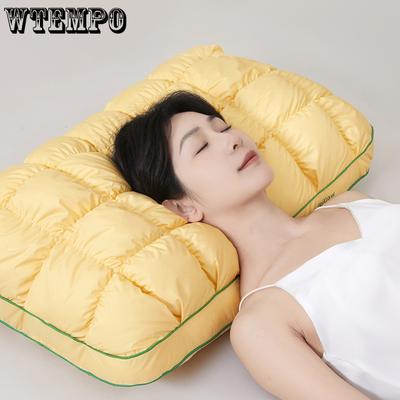 Fluffy Steun Bedkussen Queen Size , Superzachte Premium Donzen Alternatieve Vulling voor Slapen, Luxe Hotelkwaliteit Bedkussens voor Zijslaper