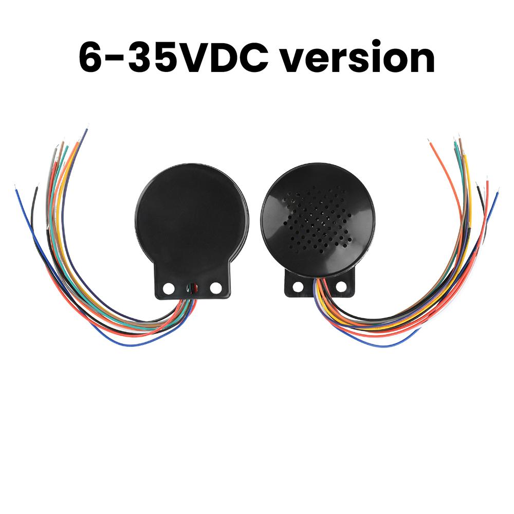 

DC 5V/6-35V Voice Prompt Device 9 Way Triggered MP3 Player Audio Module Customizable Voice Access Control Security Alarm Speaker