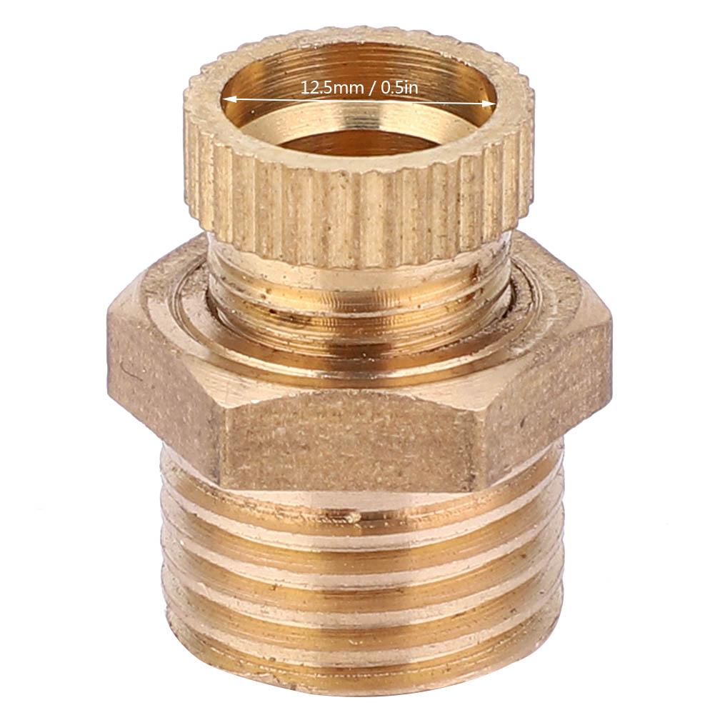 5 Buc Supapă de Drenaj Apă Rotundă Alamă Kituri de Înlocuire Accesorii Compresor Aer G14