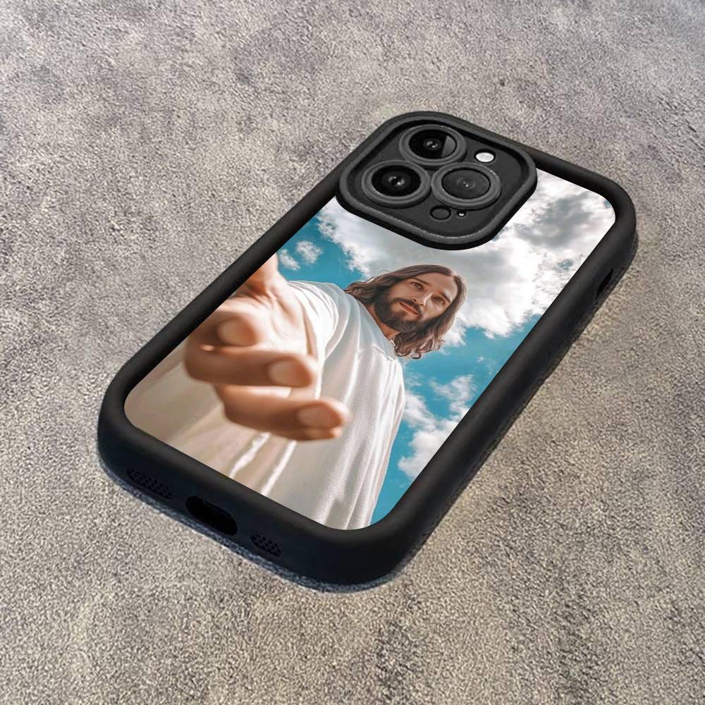 Son Of God Jesus Phone Case For IPhone 17 16 15 14 13 12 11 Pro Max Plus Black Full Coverage TPU