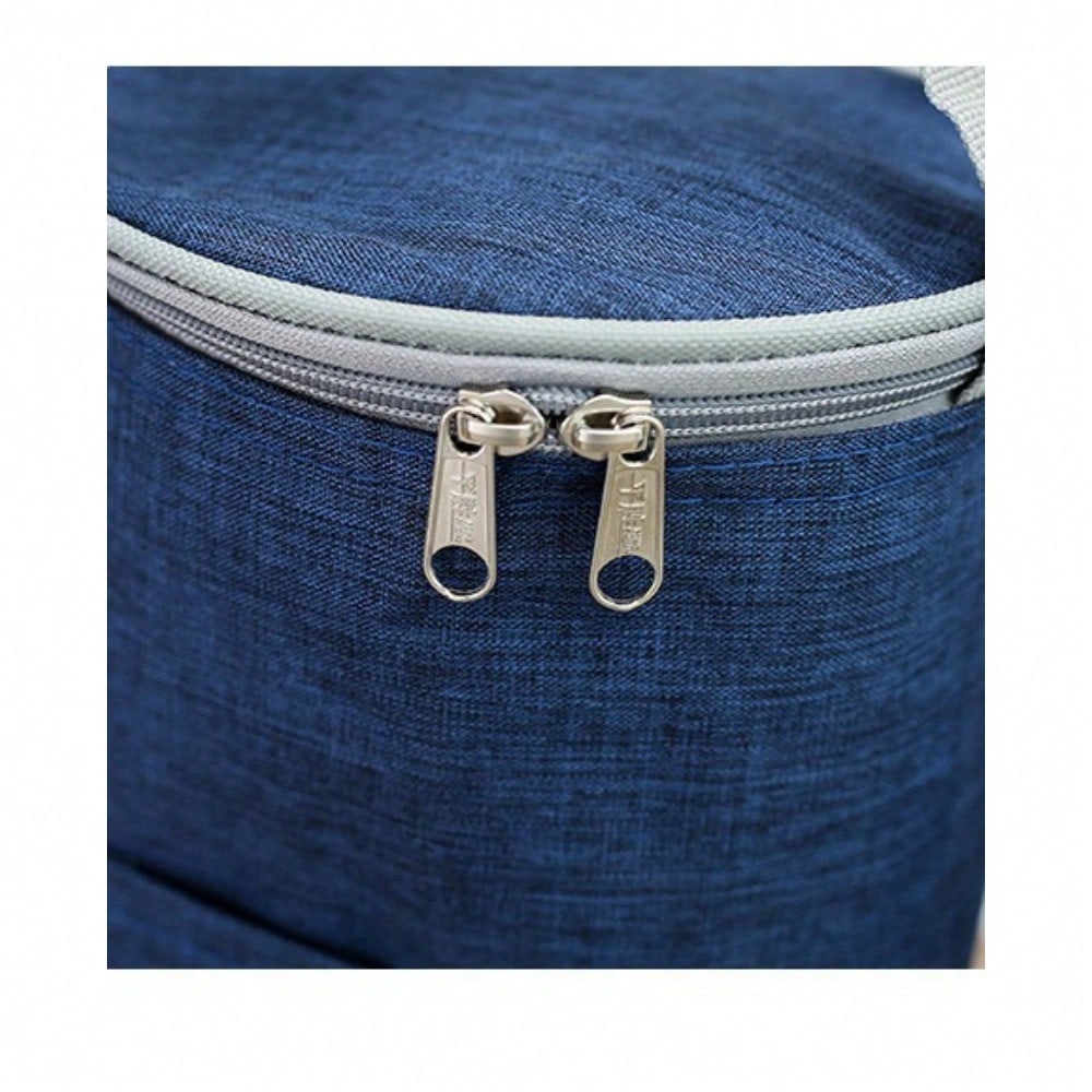 Lunch Box Bag Round Drum Thermal Insulation Bento Bag Thickened Large-capacity Waterproof Tote Bag Thermal Insulation Bag