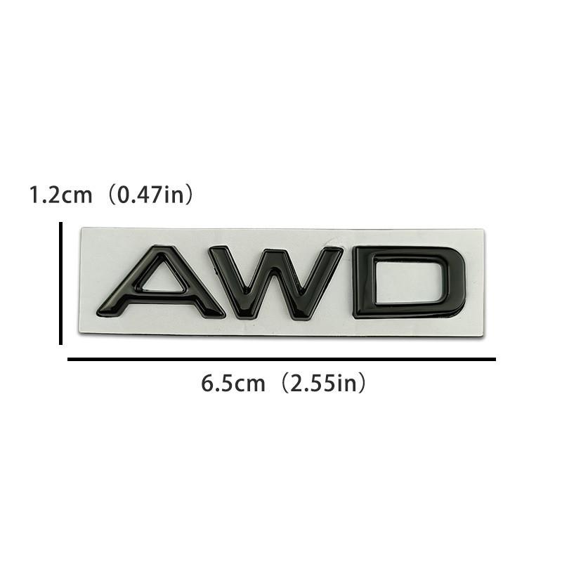 AWD Logo Car Rear Trunk Badge Whole Body Emblem Sticker for Lexus Nx200t Ct200h Lm Rx Gs 570 Gx Rx350 Gx470 Es350