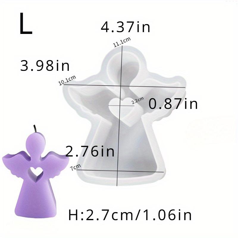 Love Angel Shape Silicone Mold DIY Candle Mold Making Plaster Orname Mould For Tabletop Casting Decoration Home Handicraft Gift