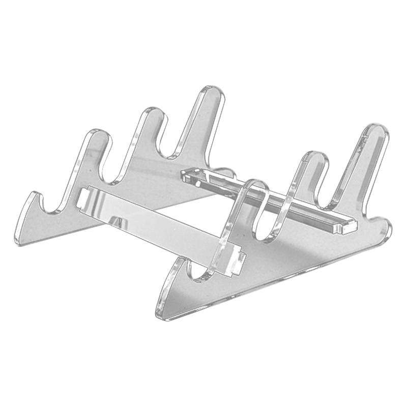 

Прозрачная подставка для механических клавиатур Прочная Сверхпрочная 3 слота Полка для демонстрации клавиатур Акриловый держатель для дома 1