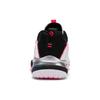 Li Ning OP Textile, Synthetic Leather Abrasion Resistant Low top Badminton Shoes Unisex White Pink Black AYZU007-1