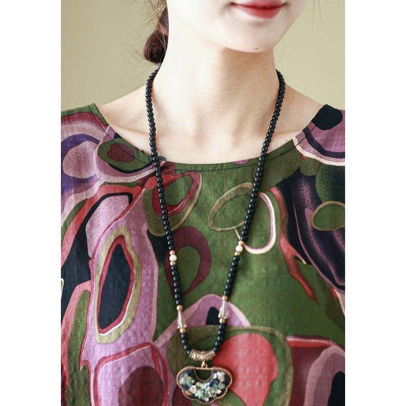 Dimanaf 2025 Spring Women Plus Size Holiday Loose Dress Vintage Basic Pleated Long Dress Casual Dress Maxi