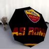 Printed Rome Logo Folding Umbrella,Outdoor,Leisure,And Travel Umbrella,Durable Umbrella Fabric,Birthday And Holiday Gift