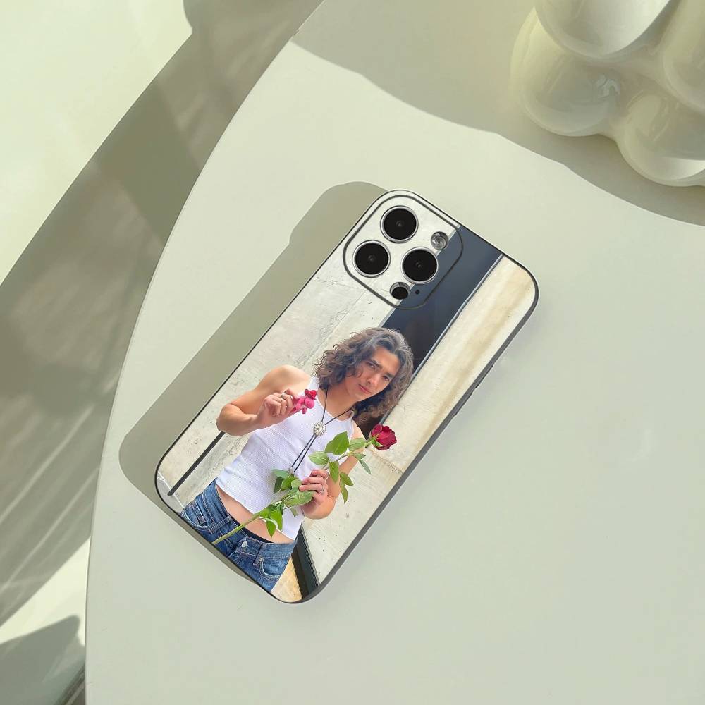 Popular Young Singer C-Conan-G- Gray Phone Case For iPhone 17,16,15,14,13,12,11 Pro Max,16Plus,XS Soft Black Cover