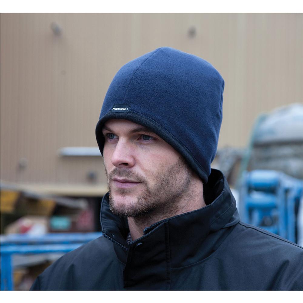 Result Unisex Winter Essentials Reversible Microfleece Bob Hat