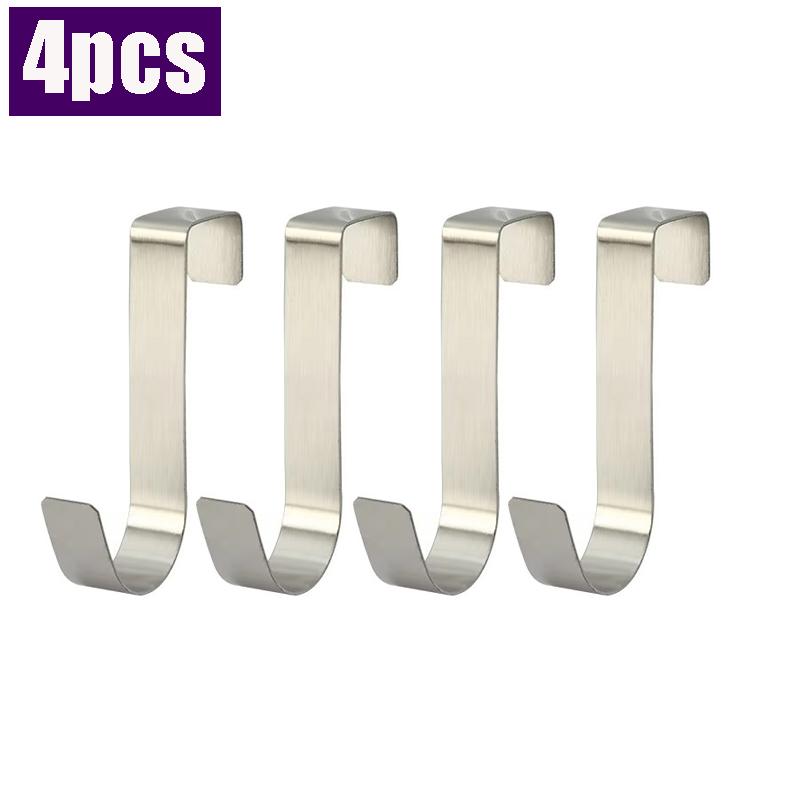

Многоцелевые крючки, крючок для задней двери кухонного шкафа, вешалка для одежды, пальто, шляпа, вешалка для полотенец, крючок для хранения, аксессуары для ванной комнаты 4pcs