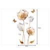 Wall  Stickers, Tulip Flower 3d Three-dimensional Bedroom Wallpaper, Creative Self-adhesive
