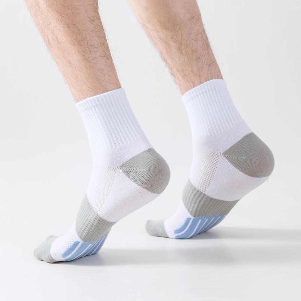 Men's Ankle Socks with Cushion Athletic Running Socks Breathable Comfort for 5 Pairs Lot Sports Sock for men