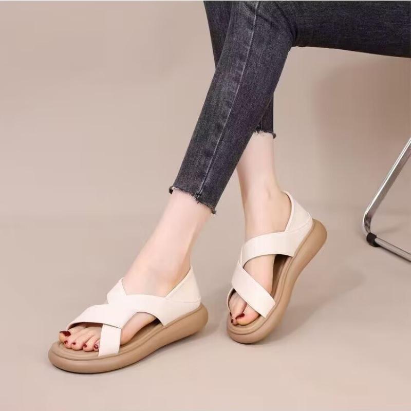 Flat-soled Sandals Summer New Fairy Wind Non-slip Soft-soled Beach Shoes
