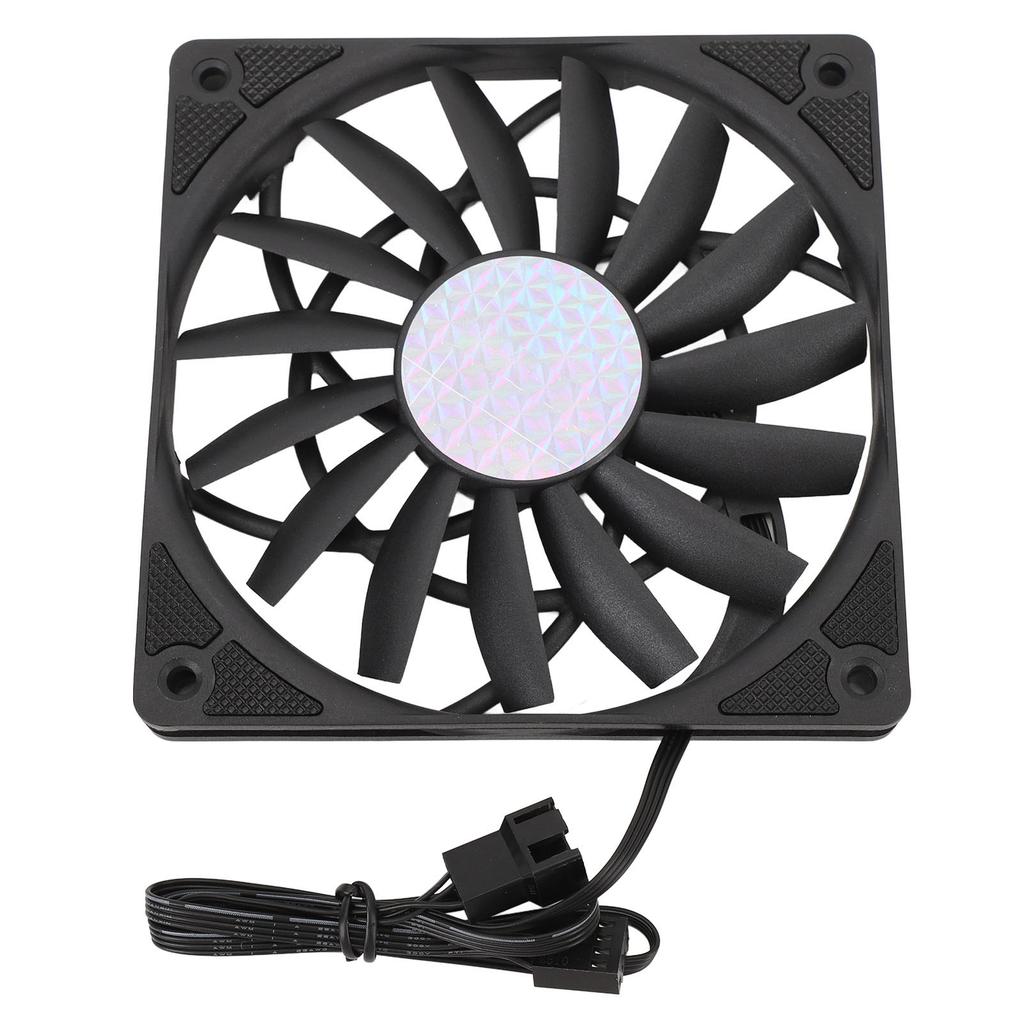 120mm 4pin PWM Case Fan MFDB Dynamic Pressure Bearing 500RPM To 1800RPM PC Cooling Fan for Computer Case Black