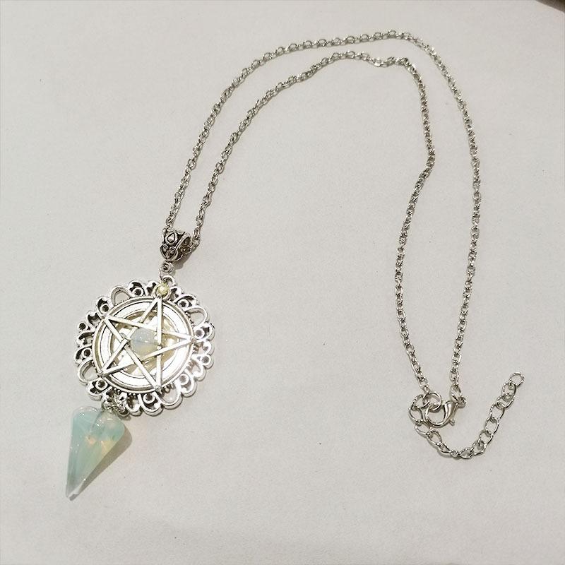 Белое фиолетовое или зеленое ожерелье ведьмы языческой ведьмы Ожерелье Викки