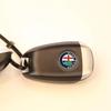 Car Stickers For Alfa Romeo 14mm Aluminium Metal Car Styling Remote Key Stickers For Alfa Romeo 156 159 147 4C 8C 166 Giulia Giu