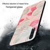 Flower Painting Floral Case For Samsung Galaxy A71 A72 A70 A73 A53 A13 5g A03 A22 A21s A03 Core A42 A52 Luxury Glass Cover Coque